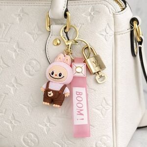 Authentic Louis Vuitton Lock & Key with unbranded Bagcharm, Keycharm, Keychain